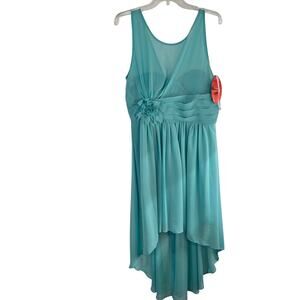 NWT Womens Fiesta Semi Formal Dress Green XL Fits Like L Party Junior Prom